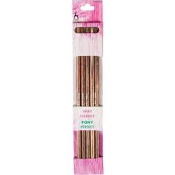 Pony Perfect 20cm Double-Pointed Wooden Knitting Needles Set Of Five 2.00mm (P42501)