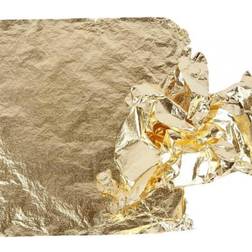 Creativ Company Bladmetal, ark 16x16 cm, guld, 25ark