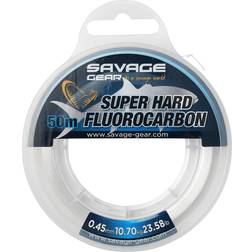 Savage Gear SG Super Hard Fluorocarbon 50M 0.45Mm 10.70Kg 23.58Lb Clear