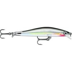 Rapala RipStop Lure, Size 12, 4 3/4" Length, 4'-5' Depth, 1/2 oz, 3-#5 Hooks, Silver, Per 1, One Size (RPS12S)