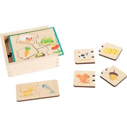 Small Foot Feeding Animals Wooden Puzzle 20 Pieces