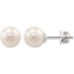 Thomas Sabo Pin Earrings - Silver/Pearl