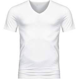 Mey T-shirt Col-V Dry Coton Blanc taille