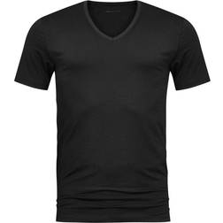 Mey T-shirt Col-V Dry Coton Noir taille