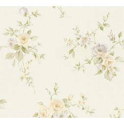 Living Walls Tapetti A.S. Creation Chateau Romantic B, 3723-45, valkoinen/keltainen