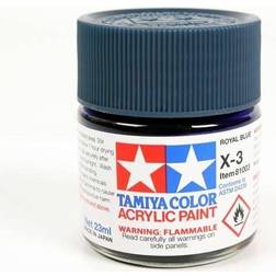 Tamiya Acrylic Mini X-3 Royal Blue (THC81503)