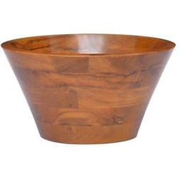 vidaXL Lavabo De Madera Maciza Æ40x20 cm