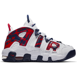 Nike Air More Uptempo GS - White/University Red/College Navy