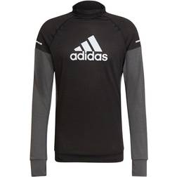 Adidas Turtle Graphic Block Long-Sleeve T-shirt Men - Black/Grey Six