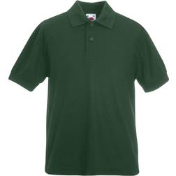 Fruit of the Loom Kid's 65/35 Pique Polo Shirt - Bottle Green