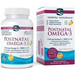 Nordic Naturals Postnatal Omega-3 60 softgels 60 stk
