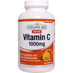 Natures Aid Vitamin C Low Acid 1000mg 180 Tablets 180 pcs