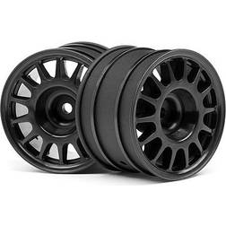 HPI Racing HPI 107970 Wr8 Rally Off-Road Wheel Black (48X33Mm/2Pcs)