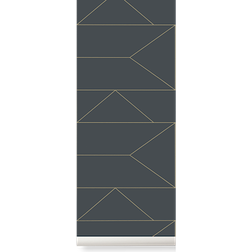 ferm LIVING Lines Graphite tapet