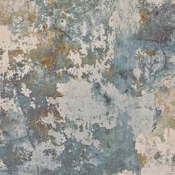 Dutch Wallcoverings Wallpaper Concrete Grey and Green