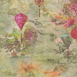 A.S. Creation Asian Fusion Lanterns Wallpaper Multi AS Creation 37466-1