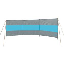 Bo-Camp Paravientos Brendan Gris Y Azul 500x140 Cm