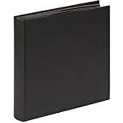 Walther Fun Book Bound Album for 100 Pages, Textured Paper, Black (Plain Cover) 30 x 30 x 5 cm