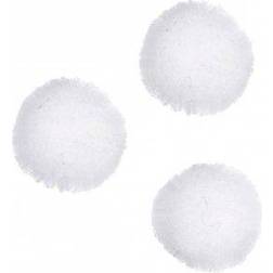 Creativ Company Pompoms, D: 10 mm, white, 450 pc/ 1 pack