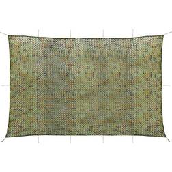 vidaXL Camouflage Net with Storage Bag 4x7 Green