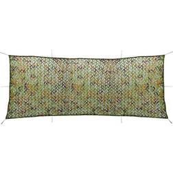 vidaXL Filet De Camouflage Avec Sac De Rangement 1,5 x 5 m Vert