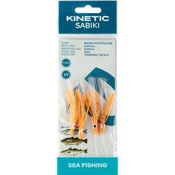 Kinetic Sabiki Micro Octopus Rig Chartreuse UV