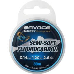 Savage Gear SG Semi-Soft Fluorocarbon Lrf 30M 0.14Mm 1.2Kg 2.64Lb Clear
