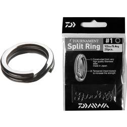 Daiwa Tournament Split Ring 6.1 mm (16 pcs) Silver