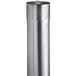 VMZinc Nedløbsrør i Natur Zinc, 0,8 76 mm 2m