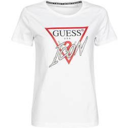 Guess Icon Logo T-shirt - White