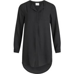 Vila Lucy Long Sleeved Tunic - Black