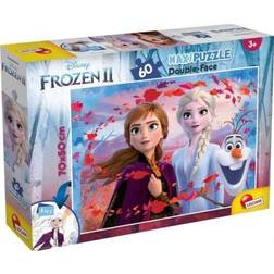 Lisciani Double Face Disney Frozen 2 Supermaxi 60 Pieces