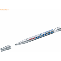 Uni 12 x -Ball Lackmalstift -Paint PX-21 1-1,5 mm silber