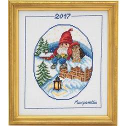 Permin Broderikit Årstomte 2017
