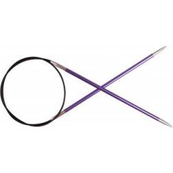 Knitpro Zing Rundpinde Aluminium 60cm 3,75mm 23.6in US5 Amethyst