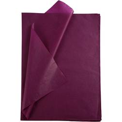 Creativ Company Silkepapir, ark 50x70 cm, 14 g, bordeaux, 10ark