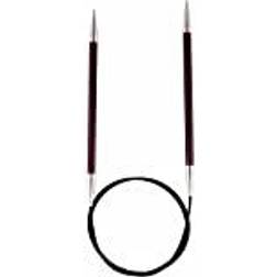 Knitpro Zing Agujas de Tejer 80 cm x 3 mm Aluminio Verde 3,00 mm