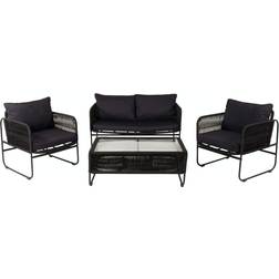 Venture Design Utah Outdoor Lounge Set, 1 Table incl. 2 Chairs & 1 Sofas
