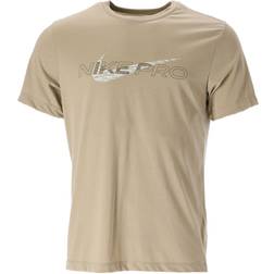 Nike Pro Dri-FIT Graphic T-shirt Men - Khaki