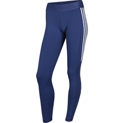 Adidas Alphaskin 3-Stripes Long Tights Women - Tech Indigo