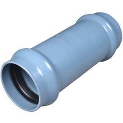 Wavin 63 mm PVC-skydemuffe, grå, PN10