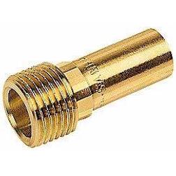 Sanha kobber Cu press overgang 3/4'' x 18 mm med udvendigt gevind og glat ende
