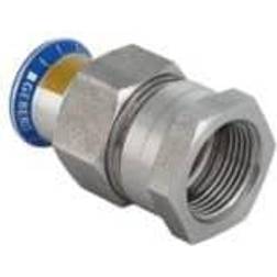 Geberit Mapress union rustfri gas med indvendigt gevind 15 mm Rp1/2″ G3/4″