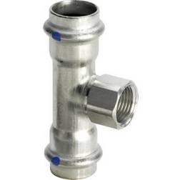 VIEGA Sanpress Inox Lf T-stykke 18 Mm X 1/2" X 18 Mm