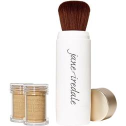 Jane Iredale Amazing Base Loose Mineral Powder Refillable Brush + 2 Refills SPF20 Latte