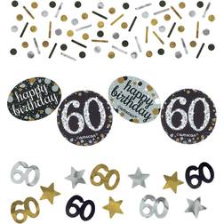 Amscan Confettis Scintillants Pour 60e Anniversaire 34 g