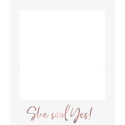 PartyDeco Accessorio Del Partito Selfie Photo Frame Rose Gold