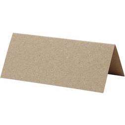 Creativ Company Bordskort, natur, stl. 9x4 cm, 220 g, 20 st. 1 förp