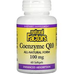 Natural Factors Coenzyme Q10- 100 mg (60 softgels)