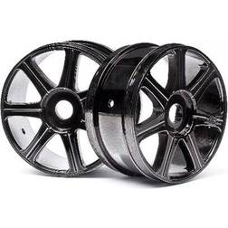 Wittmax HPI 67768 Hb Edge Wheel (Black Chrome/2Pcs)